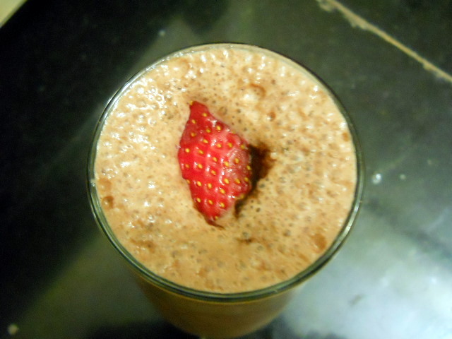 Low Fat Strawberry Smoothie - Chocolate Strawberry Smoothie