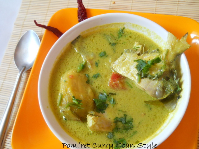 Pomfret Curry Goan Style