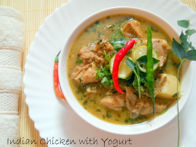 Indian Style Chicken with Yogurt
