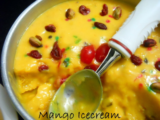 Homemade Mango Icecream, How to make Mango Icecream Recipe | Icecream