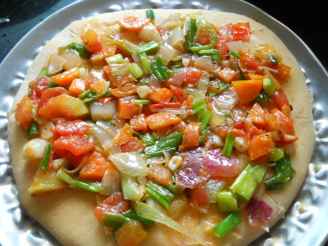 Veg Pizza Recipe Indian