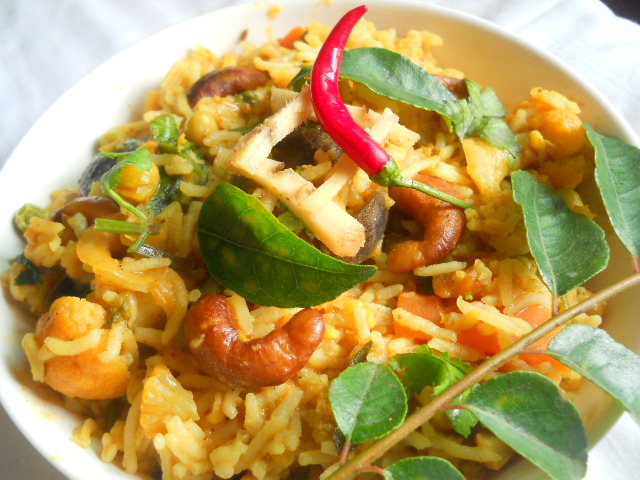 Indian Rice with Vegetables