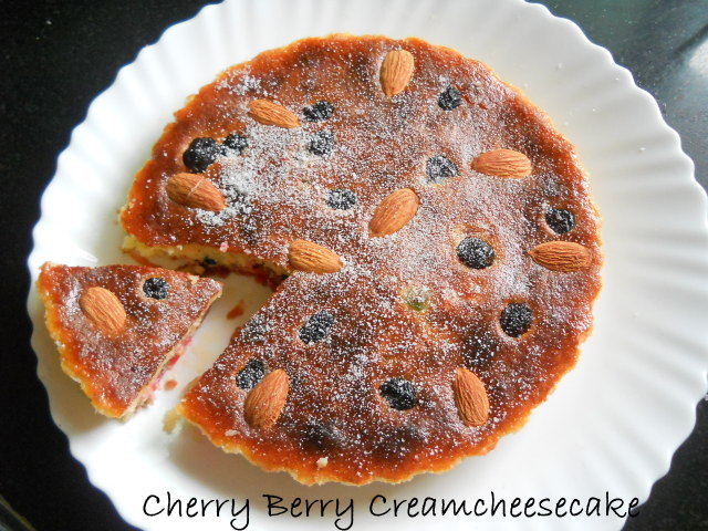 Cherry Berry Creamcheesecake