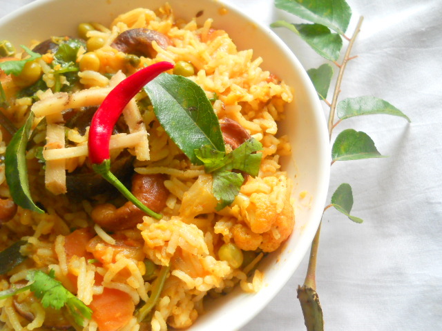 Indian Rice with Vegetables