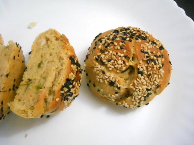 Cheese Stuffed Buns with Herbs