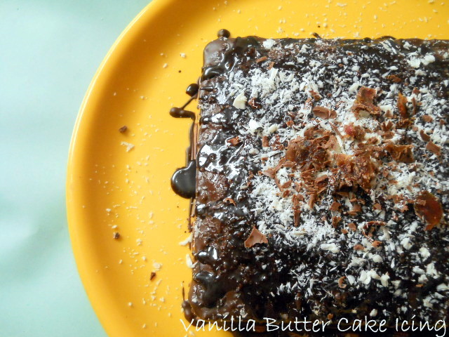 Easy Vanilla Butter Cake Icing
