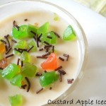 Easy Custard Apple Icecream, How to make Custard Apple Icecream Recipe