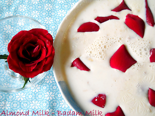 Almond Milk Recipe, How to make Almond Milk Recipe – Badam Milk