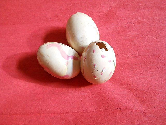 Homemade Chocolate Easter Egg