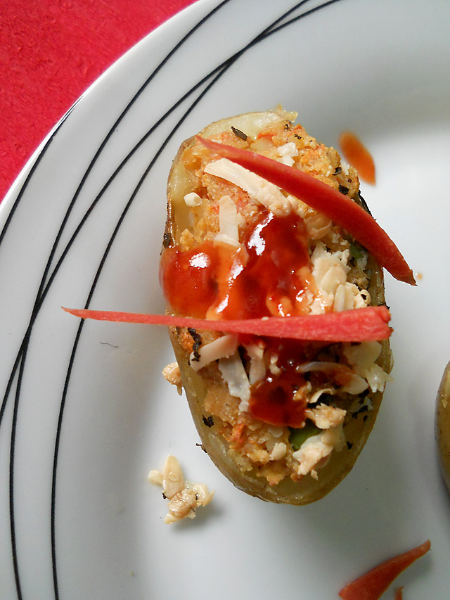 Baked Jacket Potatoes Filling – Jacket Potatoes with Oats