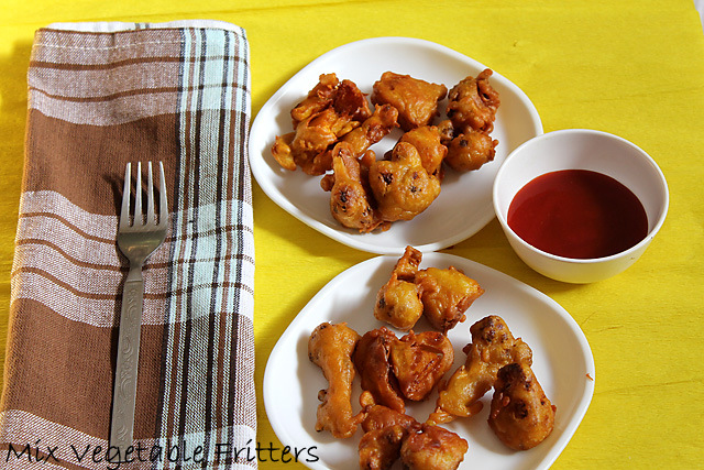 Mix Vegetable Fritters – Mix Vegetable Pakoras