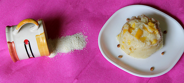 Mango Sooji Halwa – Mango Semolina Pudding
