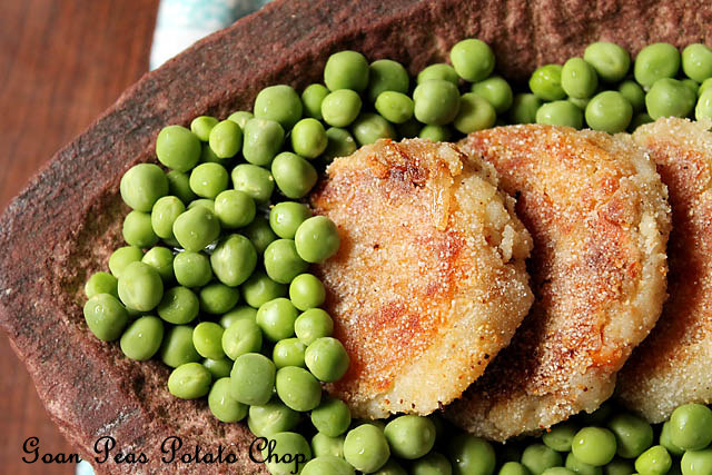 Goan Peas Potato Chop