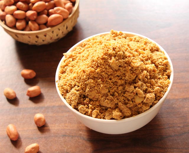 Peanut Chutney Powder, How to make dry peanut chutney powder