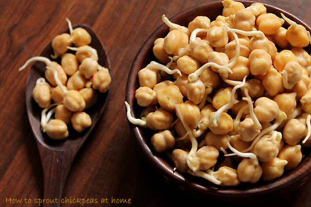 How to sprout chickpeas at home