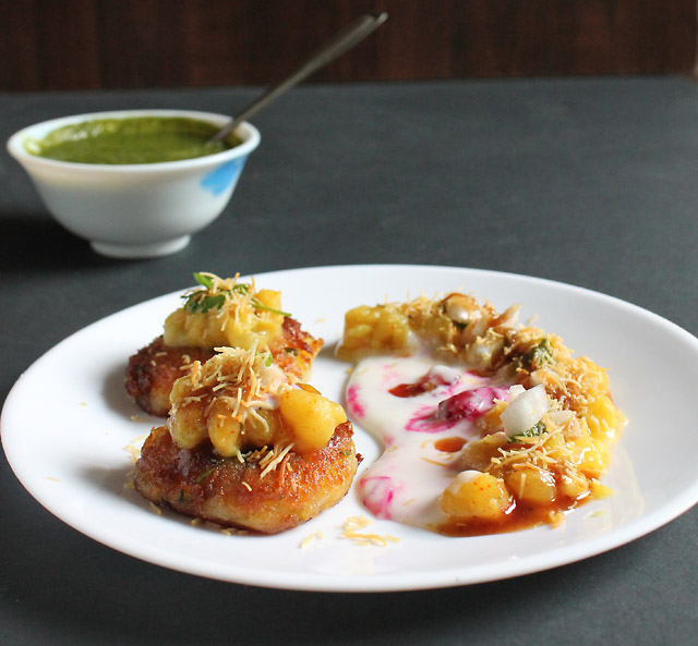Mumbai Ragda Patties Recipe 