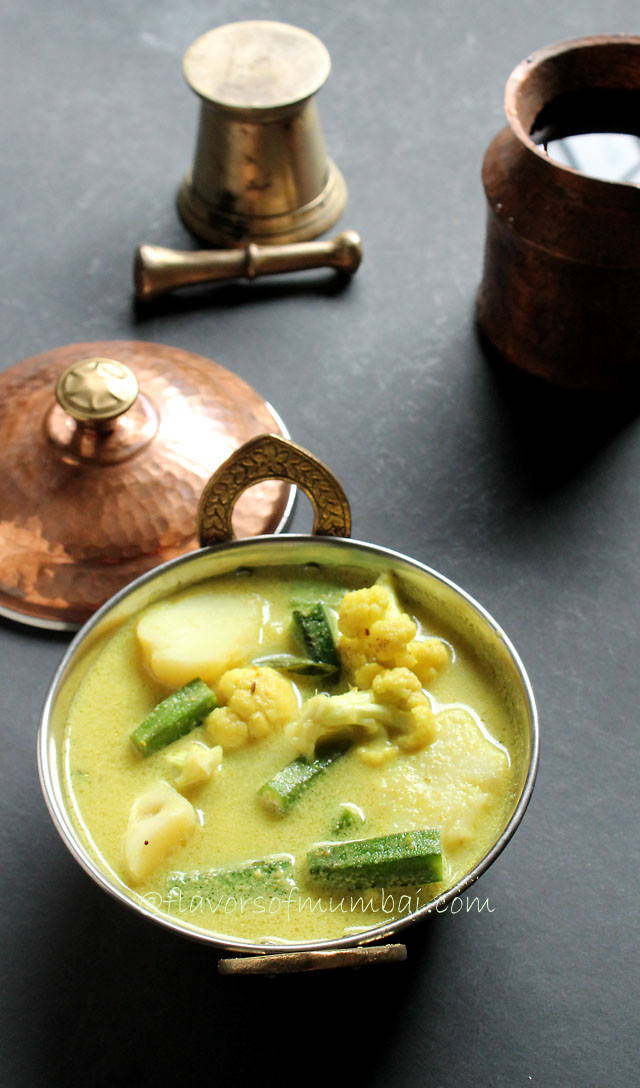 Mix Vegetable Curry in Coconut Milk