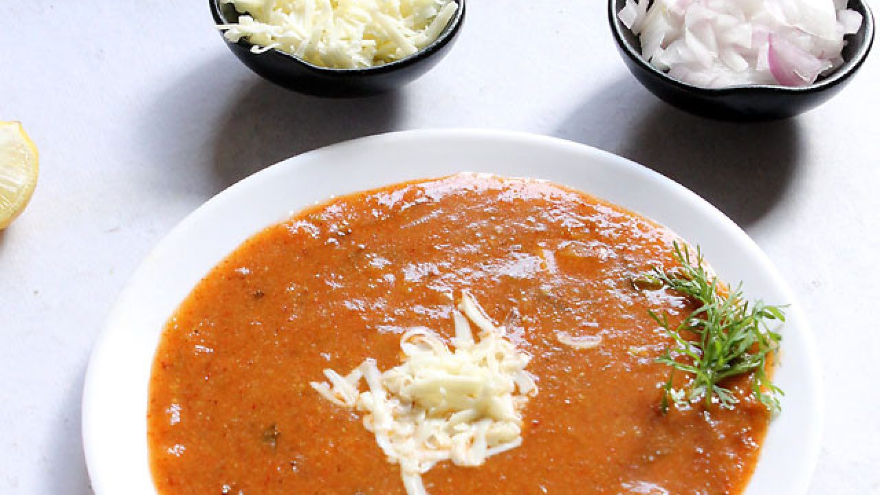 Cheese Pav Bhaji Recipe