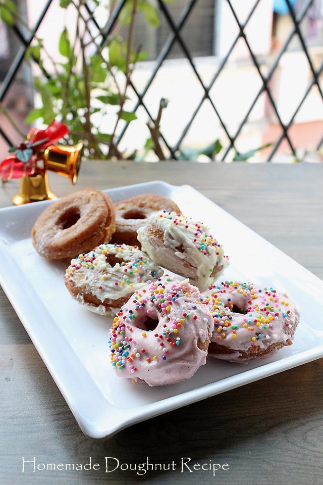 Homemade Doughnut Recipe – How to make Doughnut recipe | Christmas Sweets