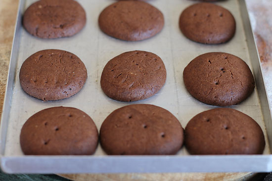 Eggless Chocolate Cookies recipe