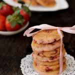 Eggless Strawberry Cookies (step by step)