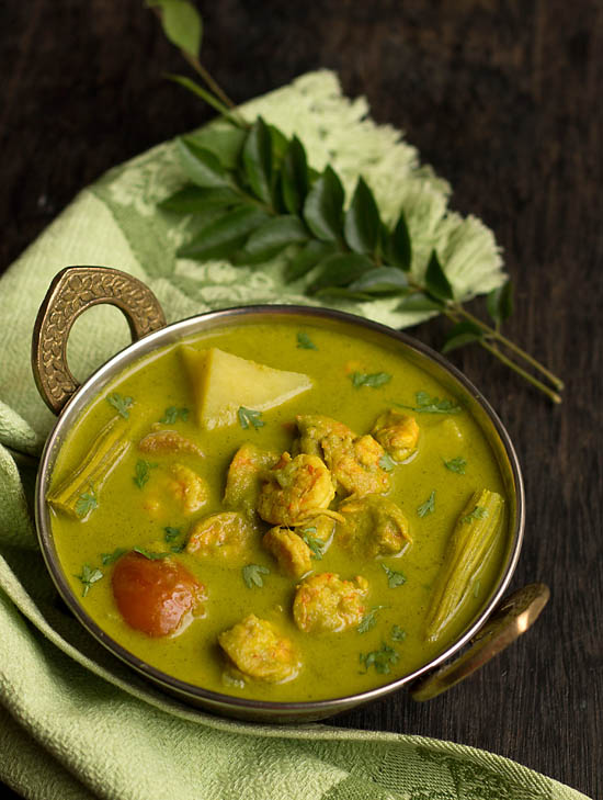 Green Prawn Curry recipe 
