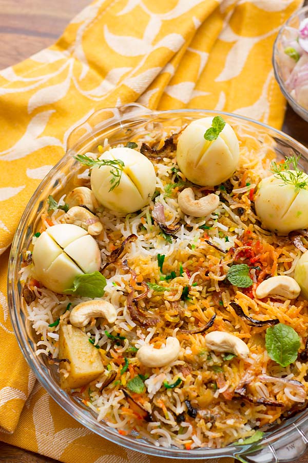 Egg Biryani (Dum Style and Step by Step)