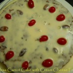 Eggless Carrot Cake with Cream Cheese Frosting