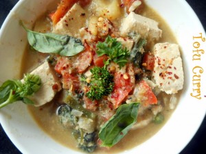 Thai Tofu Vegetable Curry