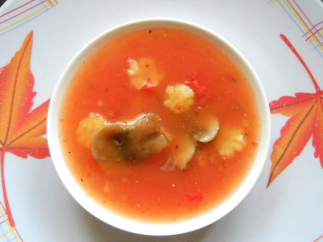 Tomato Soup with Vegetables