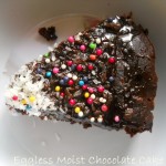 Eggless Moist Chocolate Cake With Cranberries