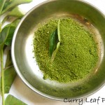 Homemade Curry Leaf Powder, How to make Curry Leaf Powder