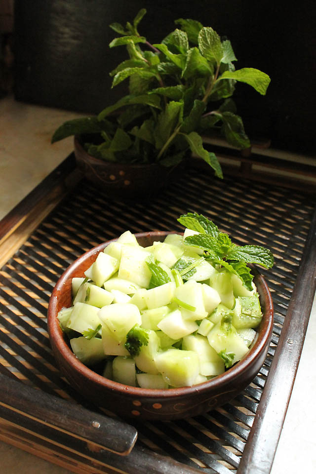 Cucumber Mint salad