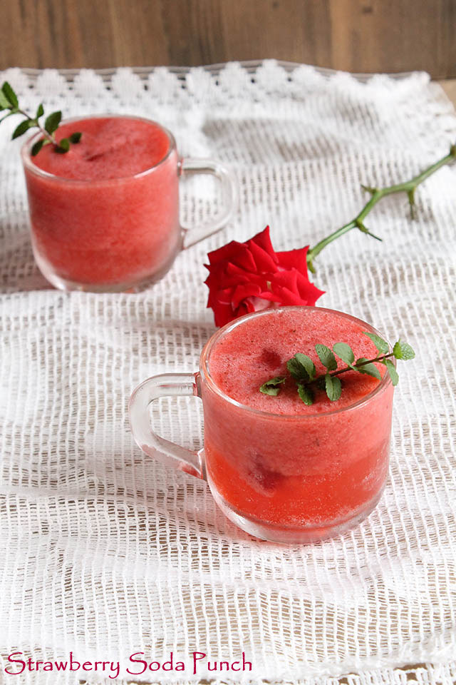 Strawberry Soda Punch Recipe, How to make Strawberry Punch Recipe