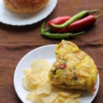 Potato Wafer Omelette Recipe, Omelette Recipe with potato chips | Omelette Recipes