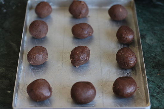 Eggless Chocolate Cookies recipe 