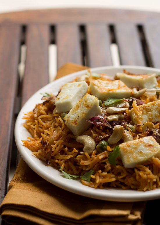 Paneer Pulao Recipe 