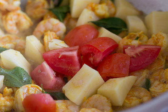 Green Prawn Curry recipe